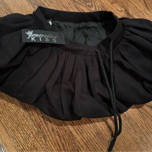 Dolls Kill Generation Kiss Black Bubble Mini Skirt nwt xxs HTF